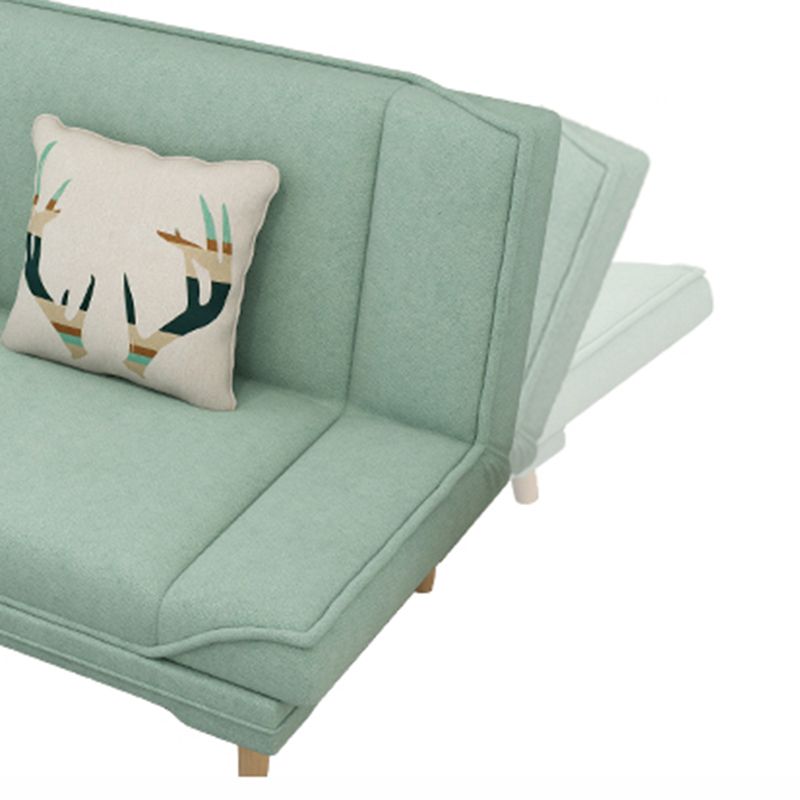 Tight Back Linen Armless Sofa with Foldable and Wear-resisting for Apartment Clearhalo 'furn' 'furn_sofas' 'Furniture' 'furniture_sofas' 'kitchen' 'kitchen_sofas' 'Living Room Furniture' 'Sofa' 'sofas' 1200x1200_22673d00-691d-4bc6-b88b-7b2fb1e925f1