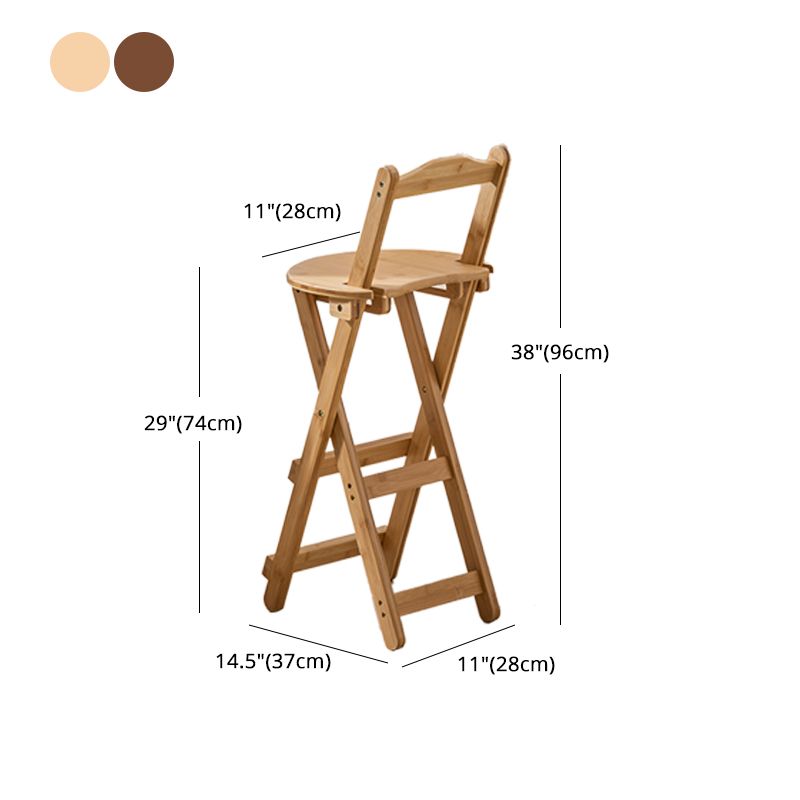 Nordic Style Armless Wood Barstools Folding Counter Stools for Dinning Room Clearhalo 'Bar Furniture' 'Bar Stools' 'bar_stools' 'furn' 'furn_bar_stools' 'furniture_bar_stools' 'Kitchen & Dining Furniture' 'kitchen&dining_furn' 'kitchen' 'kitchen_furn' Furniture' 1200x1200_22680582-d22c-4bbf-aa93-e36c0e536fd7