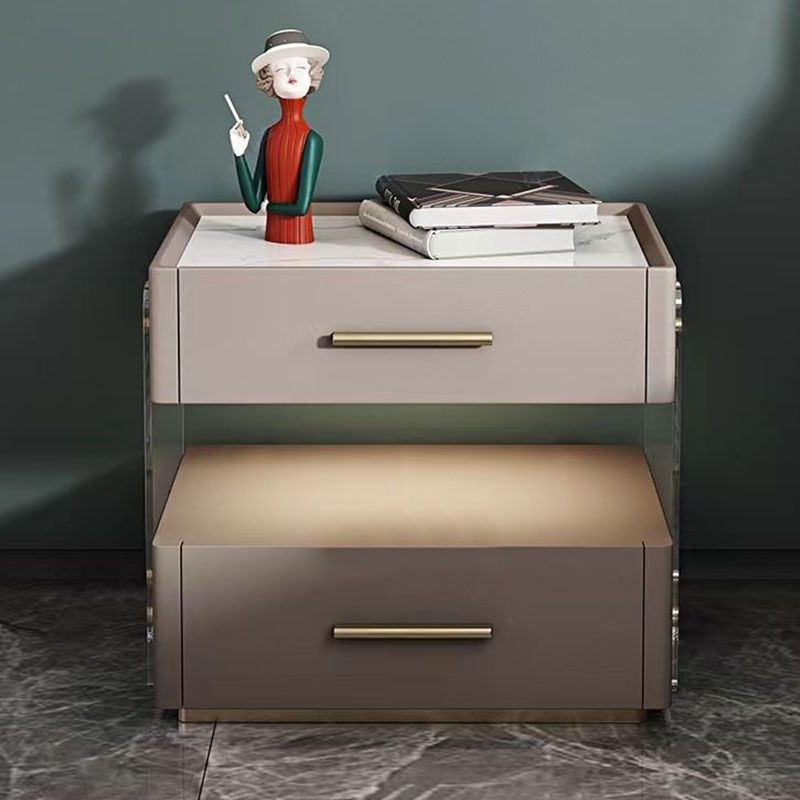 Glam Accent Table table de nuit ouverte Stand de nuit pour chambre à coucher et maison