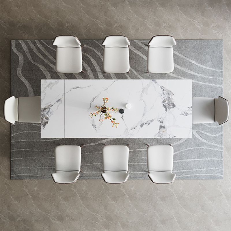 Contemporary 1/4/6/7/9 Pieces Dining Chairs Set Stone Rectangle Furniture Clearhalo 'Dining Room Sets' 'Dining Tables & Seating' 'dining_room_set' 'furn' 'furn_dining_room_set' 'Furniture' 'Kitchen & Dining Furniture' 1200x1200_226a16c2-7802-4621-96ce-5267b5effed8