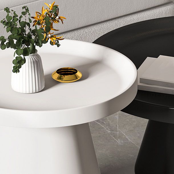 Metal Accent Side Table Table Pedestal Tray Top Side End Snack Table Clearhalo 'Coffee & Accent Tables' 'End & Side Tables' 'end_side_tables' 'furn' 'furn_end_side_tables' 'Furniture' 'Living Room Furniture' 1200x1200_226b6f0a-6dc5-4859-8539-ebc73f7f3e27