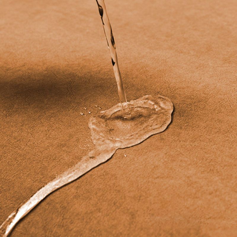 Leather/Wool Modern Curved Sofa 29.52" High Round Arm Seating