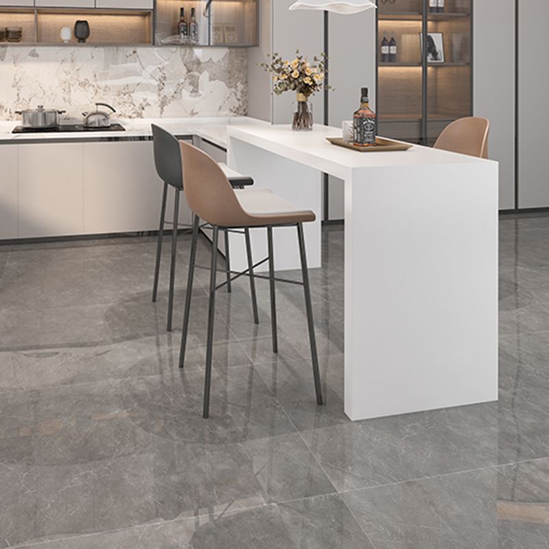 Moderne stenen bar eettafel, rechthoekige bartafel voor kleine plaatsen