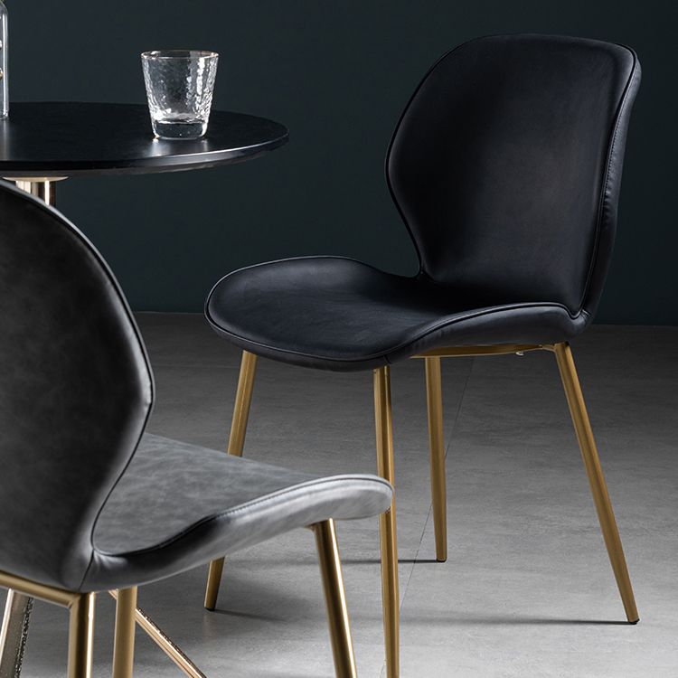 Scandinavian Leather Home Side Chair Matte Finish Wingback Dining Chair (Set of 2) Clearhalo ' kitchen&dining_furn' 'Dining Chairs' 'Dining Tables & Seating' 'dining_chair' 'furn' 'furn_dining_chair' 'Furniture' 'furniture_dining_chair' 'Kitchen & Dining Furniture' 'kitchen' 1200x1200_22735114-667b-4e81-8266-06cae5b638b6