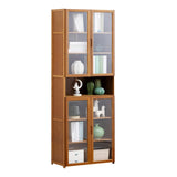 Vertical Standard Bookcase Contemporary Bamboo Closed Back Bookcase for Home Office Clearhalo 'Bookcases' 'furn' 'furn_bookcases' 'Furniture' 'furniture_bookcases' 'Office Furniture' 1200x1200_2274e852-c9db-49a5-83f5-9b75736d051c
