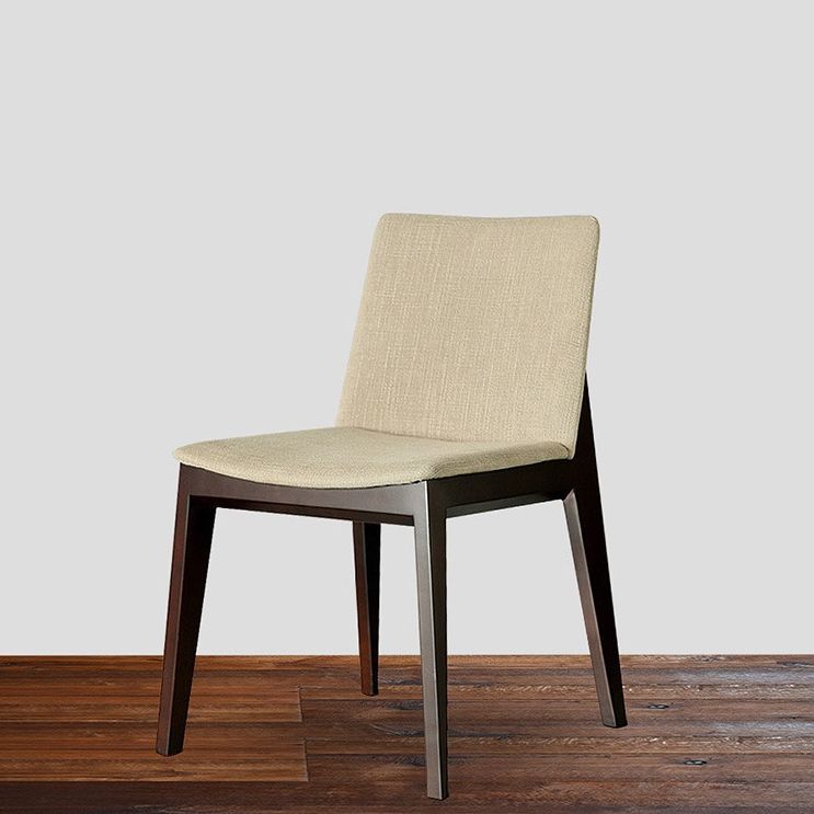 Solid Wood Armless Dining Chairs Upholstered Dining Accent Chair Clearhalo 'Dining Chairs' 'Dining Tables & Seating' 'dining_chair' 'furn' 'furn_dining_chair' 'Furniture' 'Kitchen & Dining Furniture' 1200x1200_227526ec-069e-4c38-942d-c4a47ef0f42e