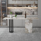 Double Pedestal Kitchen Counter Height Table Contemporary Rectangle Pub Table Clearhalo 'Bar Furniture' 'Bar Tables' 'bar_tables' 'furn' 'furn_bar_tables' 'Furniture' 'Kitchen & Dining Furniture' 1200x1200_22784464-1f9f-4a3c-87a8-5815a7f57748