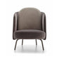 Modern Style Recessed Arms Chair with Black Metal Basic Four Leg Clearhalo 'Accent Chairs' 'accent_chairs' 'Chairs & Seating' 'furn' 'furn_accent_chairs' 'Furniture' 'Living Room Furniture' 1200x1200_227bffdf-7178-4d97-bb8d-2a9e14717362