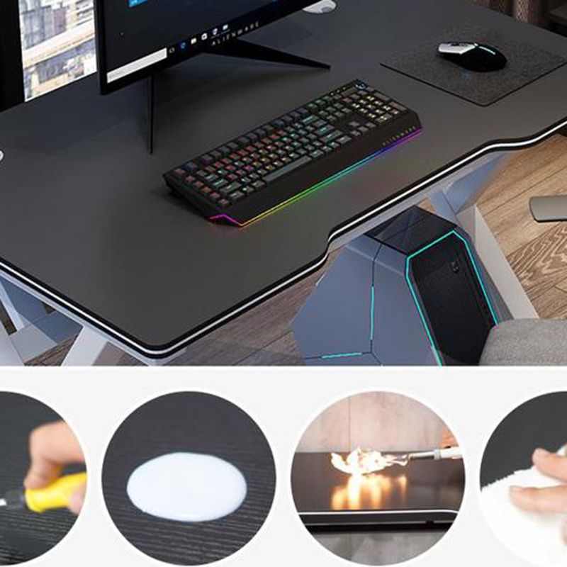 29.5" H Contemporary Office Desk Antique Finish Computer Desk Clearhalo 'furn' 'furn_office_desk' 'Furniture' 'Office Desks' 'Office Furniture' 'office_desk' 1200x1200_227dc662-69f0-4184-8074-f7ee23191355