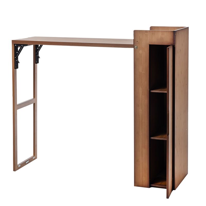 Bamboo Bar Table Folding Dining Table for Kitchen Living Room Clearhalo 'Bar Furniture' 'Bar Tables' 'bar_tables' 'furn' 'furn_bar_tables' 'Furniture' 'Kitchen & Dining Furniture' 1200x1200_227ec86f-9481-471e-a861-884b145d96a8