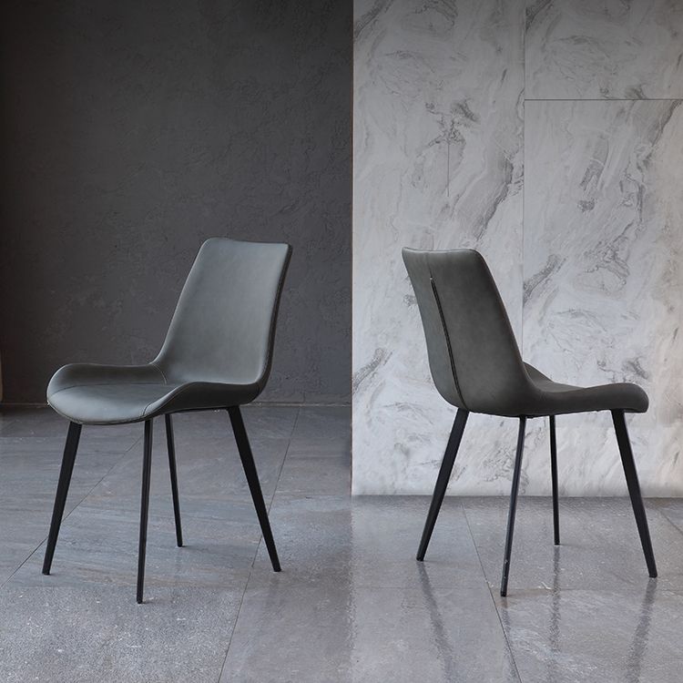 Contemporary Dining Chair of 16" Wide Sponge Upholstered Side Chair for Home Clearhalo ' kitchen&dining_furn' 'Dining Chairs' 'Dining Tables & Seating' 'dining_chair' 'furn' 'furn_dining_chair' 'Furniture' 'furniture_dining_chair' 'Kitchen & Dining Furniture' 'kitchen' 1200x1200_227f8896-640d-4501-a297-f6e0074218e8