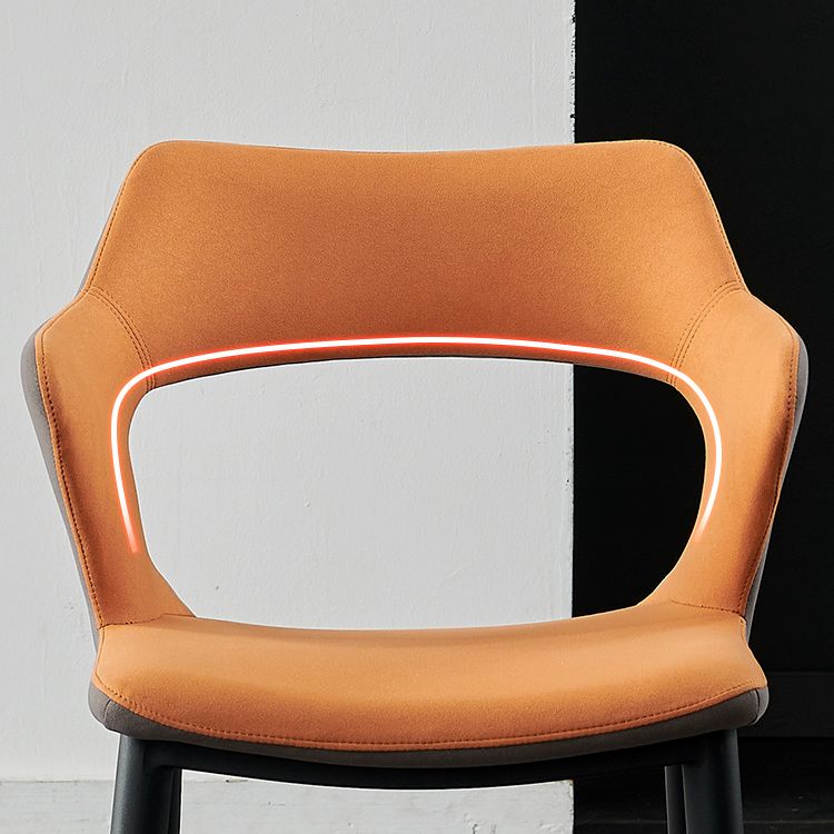 Contemporary Dining Room Arm Chairs Faux Leather Dining Chairs Clearhalo 'Dining Chairs' 'Dining Tables & Seating' 'dining_chair' 'furn' 'furn_dining_chair' 'Furniture' 'furniture_dining_chair' 'Kitchen & Dining Furniture' 1200x1200_2280f3b8-1ae9-4f19-ae07-62ee17fa520f