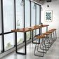 Industrial 1/2/5/6 Pieces Solid Wood Bar Table Set Rectangular Counter Set for Home Use Clearhalo 'Bar Furniture' 'furn' 'furn_home_bar_bar_sets' 'Furniture' 'Home Bars & Bar Sets' 'home_bar_bar_sets' 'Kitchen & Dining Furniture' 1200x1200_22814703-2fdf-4179-aec5-a412e50d58d4