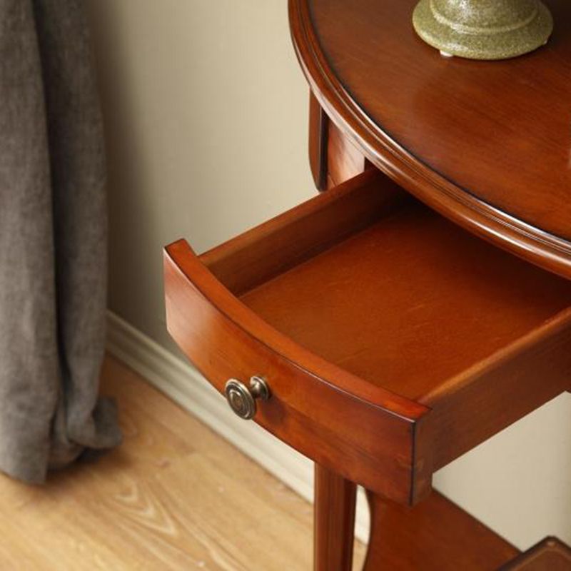 Half Moon Contemporary Console Table Wood Console Sofa Table for Hall Clearhalo 'Console Tables' 'console_tables' 'Entry & Mudroom Furniture' 'furn' 'furn_console_tables' 'Furniture' 1200x1200_22824524-a70c-420e-b9d6-1b2ecabb3f29