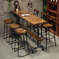 Rectangle Wood Top Bar Table 42-inch Height Industrial Style Bar Table Clearhalo 'Bar Furniture' 'Bar Tables' 'bar_tables' 'furn' 'furn_bar_tables' 'Furniture' 'furniture_bar_tables' 'Kitchen & Dining Furniture' 1200x1200_2282a477-7002-47ff-a2fd-de937b7d878d