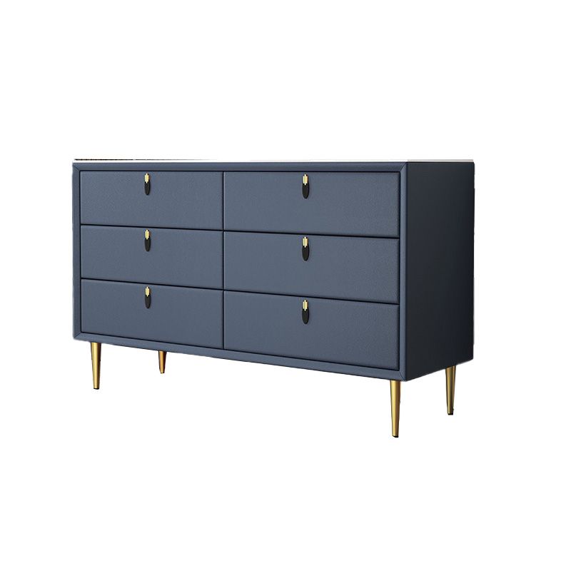 Moderner Akzent Brustquadrat -Speicherschrank mit antiker Finish