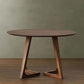 Scandinavian Coffee Cocktail Table Round Wooden Coffee Table Set for Living Room