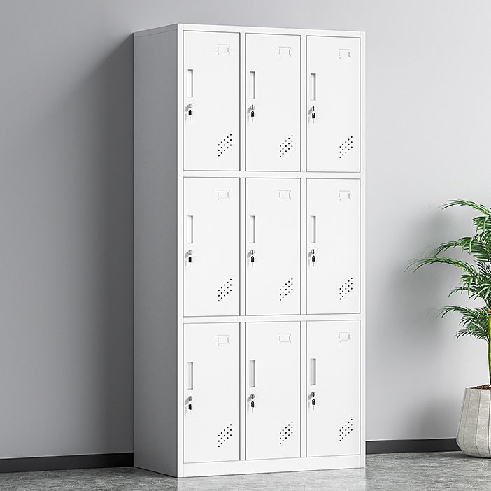 Eigentijdse stalen opbergkastje niet-hangende garderobe armoire