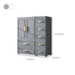 Hinged Wardrobe Cabinet Modern Plastic Storage Cabinet for Bedroom