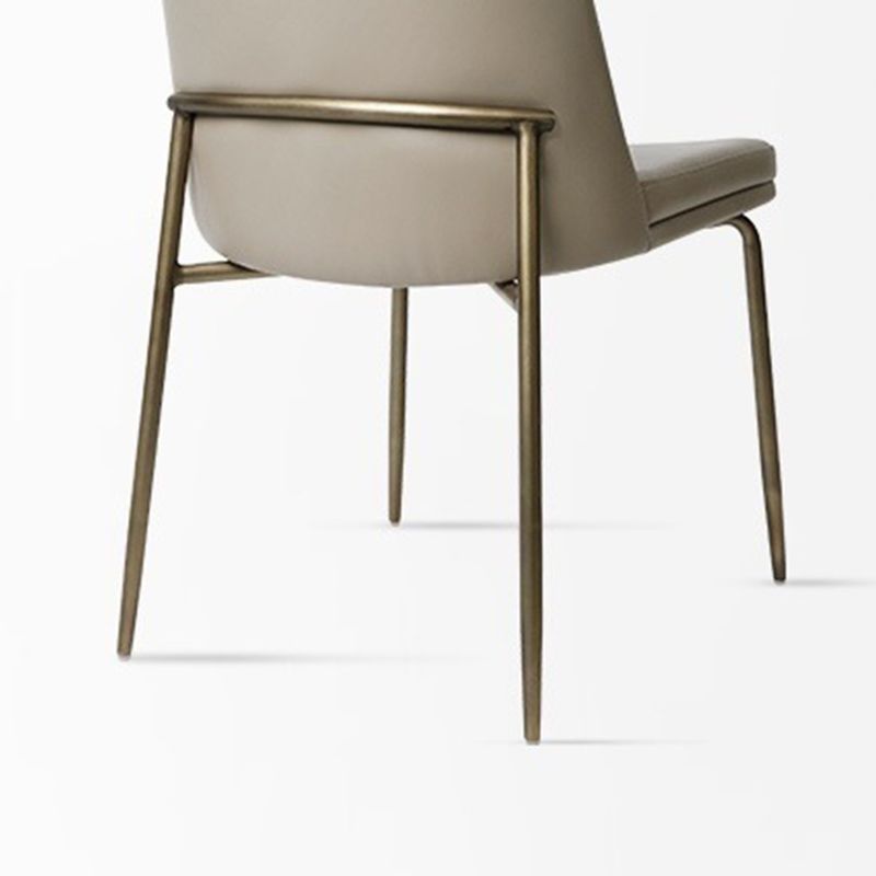 Upholstered Armless Dining Chairs Modern Indoor-Outdoor Chair Clearhalo 'Dining Chairs' 'Dining Tables & Seating' 'dining_chair' 'furn' 'furn_dining_chair' 'Furniture' 'Kitchen & Dining Furniture' 1200x1200_2289da8c-17f6-48d5-8e7e-70758ea1fbce