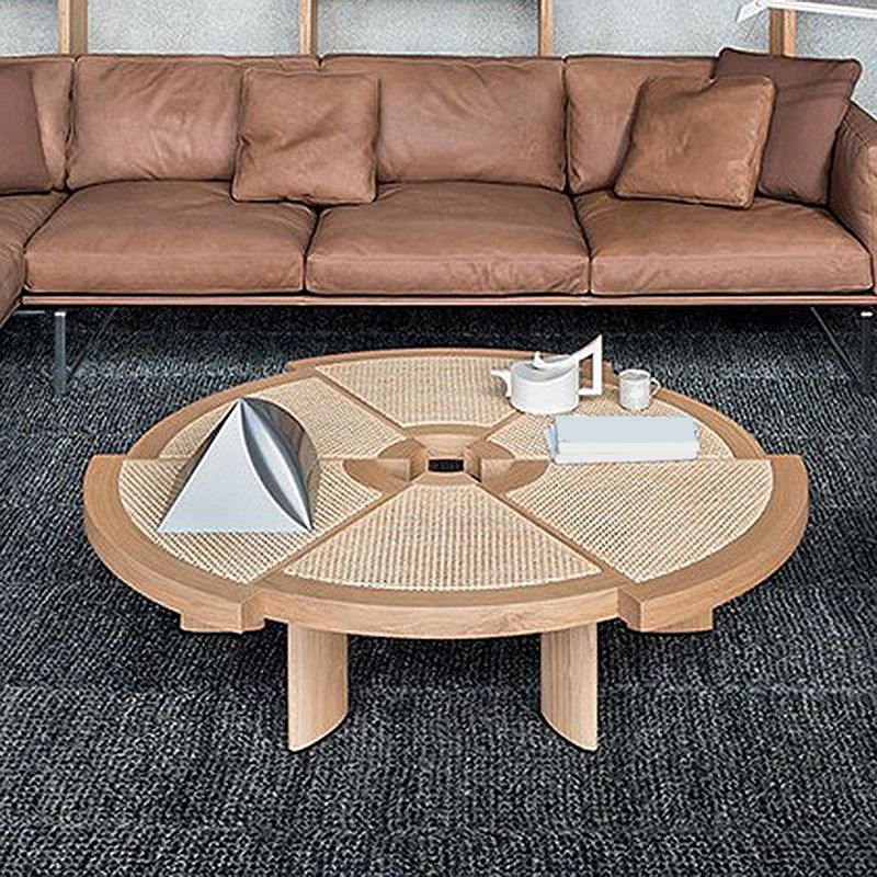 Nordic Style Cocktail Table Solid Wood Walnut/wood Coffee Table Clearhalo 'Coffee & Accent Tables' 'Coffee Tables' 'coffee_tables' 'furn' 'furn_coffee_tables' 'Furniture' 'furniture_coffee_tables' 'Living Room Furniture' 1200x1200_228aa592-c10b-4656-9efc-a7a1bc84aa1f