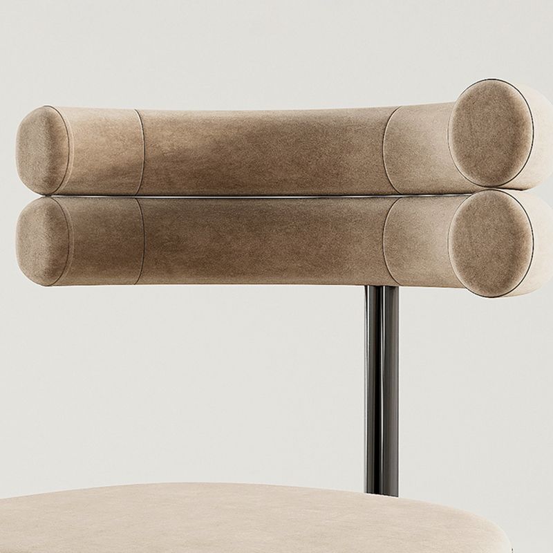 Modern Style Home Side Chair Open Back Upholstered Designer Dining Room Chair Clearhalo ' kitchen&dining_furn' 'Dining Chairs' 'Dining Tables & Seating' 'dining_chair' 'furn' 'furn_dining_chair' 'Furniture' 'furniture_dining_chair' 'Kitchen & Dining Furniture' 'kitchen' 1200x1200_228bd252-6185-4ab1-b417-66f962716381