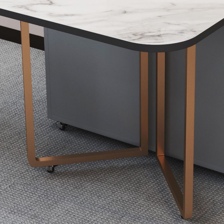 Foldable Sintered Stone Top Table Rectangle Extendable Table Clearhalo ' dining_table' 'Dining Tables & Seating' 'Dining Tables' 'furn' 'furn_dining_table' 'Furniture' 'furniture_dining_table' 'Kitchen & Dining Furniture' 'kitchen&dining_furn' 'kitchen' 'kitchen_dining_table' 1200x1200_228d5b0e-5f57-42b7-a774-557b6acdeff9