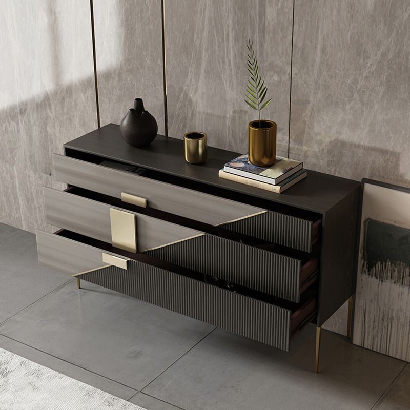 Contemporary Style Ash Wood Storage Sideboard Cabinet with Drawers Clearhalo 'buffet_sideboard' 'Buffets & Sideboards' 'furn' 'furn_buffet_sideboard' 'Furniture' 'Kitchen & Dining Furniture' 1200x1200_228e9d57-4d8c-4bf0-9856-a08bfc8d4b1f