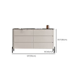 Commode de rangement en bois fabriqué moderne commode avec 5/6/8/9 tiroirs