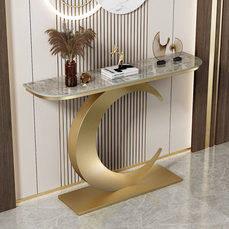 Tavolino console con console antico console con console glam di mezza luna