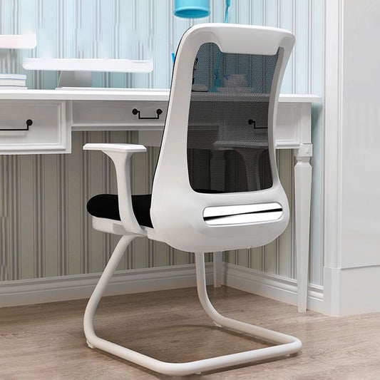 Silla giratoria moderna sin angustios de brazos fijos transpirables air red