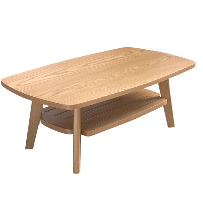 17.72" Tall Scandinavian Style Coffee Cocktail Table Wooden Coffee Table Clearhalo 'Coffee & Accent Tables' 'Coffee Tables' 'coffee_tables' 'furn' 'furn_coffee_tables' 'Furniture' 'Living Room Furniture' 1200x1200_229572bf-cb8f-4992-9531-94d13bca2d0d