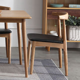 Scandinavian Rubberwood Open Back Side Chair Walnut Upholstered Dining Chair Clearhalo ' kitchen&dining_furn' 'Dining Chairs' 'Dining Tables & Seating' 'dining_chair' 'furn' 'furn_dining_chair' 'Furniture' 'furniture_dining_chair' 'Kitchen & Dining Furniture' 'kitchen' 1200x1200_2295b477-fab4-4b2b-b428-35ab6d7742c6