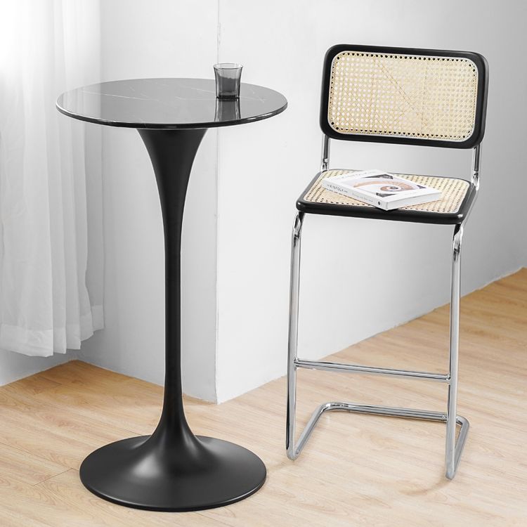 Tavolo da piedistallo/pub industriale tavolo da cocktail altezza barra rotonda