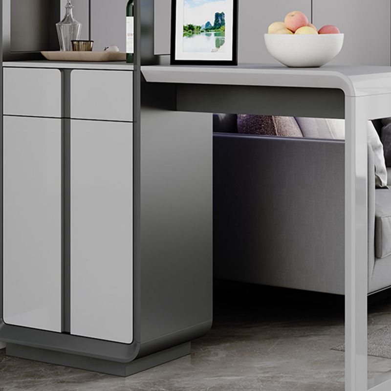 Modern Rectangle Wood Counter Table 2/3 Pieces Bar Table Set with Lockers for Living Room Clearhalo 'Bar Furniture' 'furn' 'furn_home_bar_bar_sets' 'Furniture' 'Home Bars & Bar Sets' 'home_bar_bar_sets' 'Kitchen & Dining Furniture' 1200x1200_229aacf2-6f63-437f-a629-83c0ba85998a