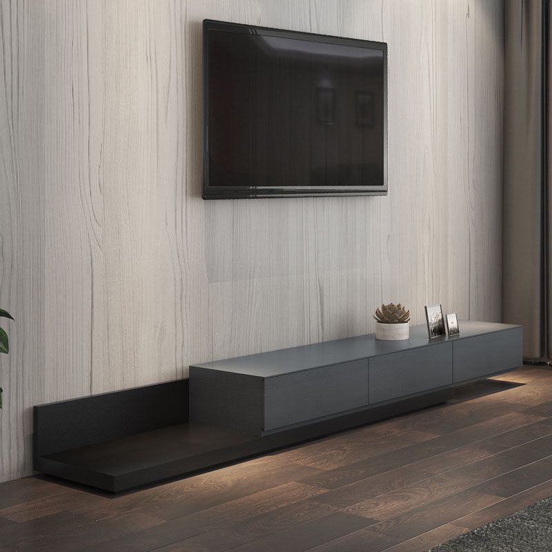 Moderne 3 laden tv -standaard console houten tv -console voor woonkamer