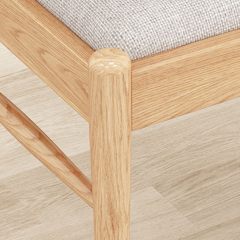 Contemporary Solid Wood Bench Cushioned Backrest Seating Bench with 4 Legs Clearhalo 'Benches' 'Chairs & Seating' 'furn' 'furn_benches' 'Furniture' 'Living Room Furniture' 1200x1200_229cffc4-cea3-4472-abe1-ec61a306e638