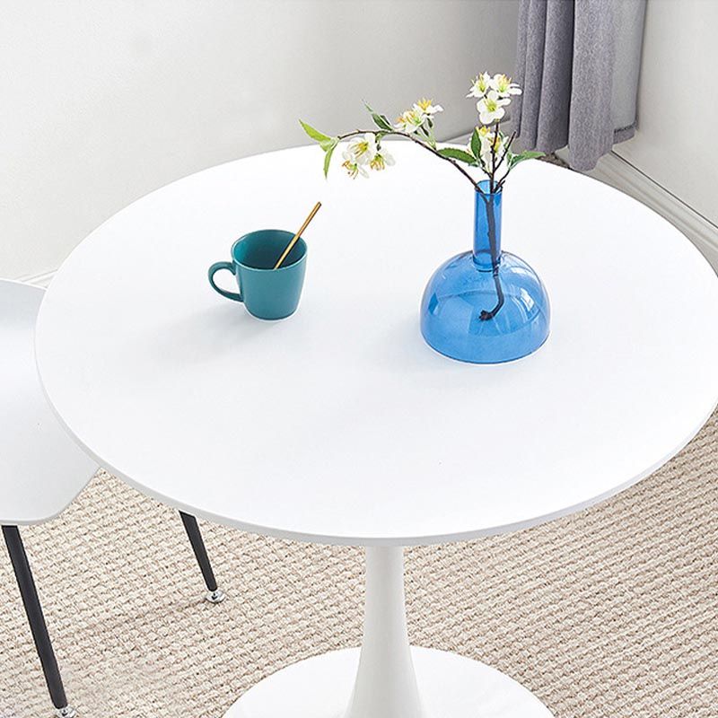 Modern Manufactured Wood Tulip Table Matte Finish Round Dining Table Clearhalo 'Dining Tables & Seating' 'Dining Tables' 'dining_table' 'furn' 'furn_dining_table' 'Furniture' 'furniture_dining_table' 'Kitchen & Dining Furniture' 'kitchen' 'kitchen_dining_table' 1200x1200_22a0155d-c45f-4ce7-a2fa-fa9e4374c9fe