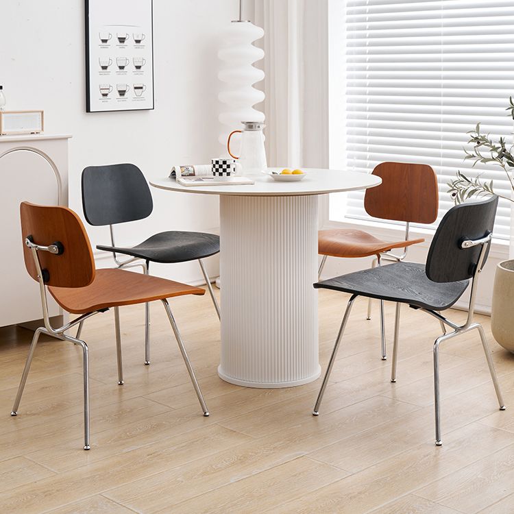 Sedia da sala da pranzo in legno in legno in legno contemporaneo per casa