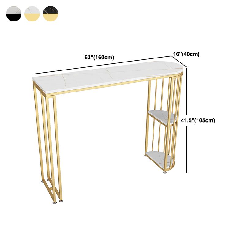 Mesa de pub con pedestal doble Mesa de bar especializada Glam para interior y sala de descanso
