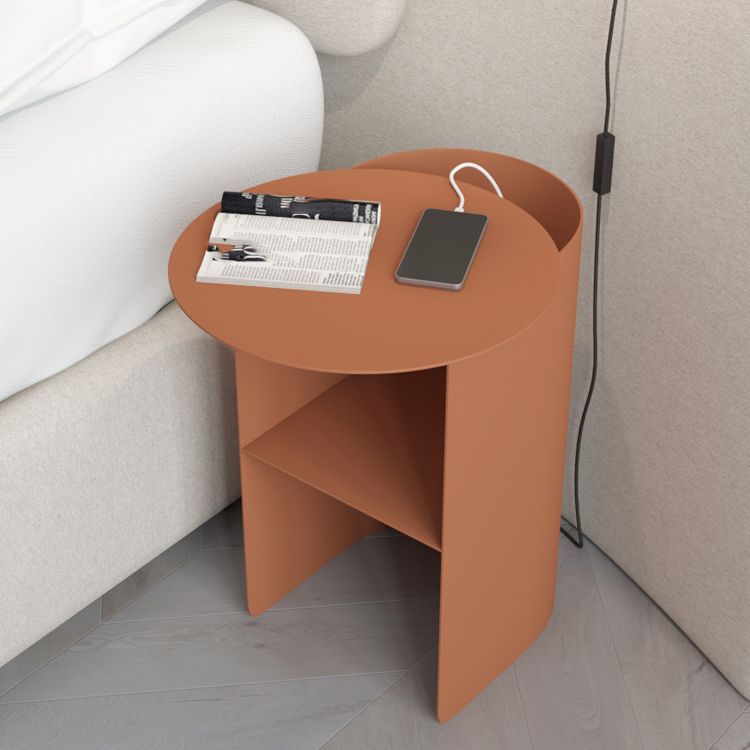Metal Modern Bed Nightstand 20'' Tall 1-shelf Open Storage Bedside Cabinet Clearhalo 'Bedroom Furniture' 'furn' 'furn_night_stand' 'Furniture' 'night_stand' 'Nightstands' 1200x1200_22a3ce82-a06f-4d7f-bbd1-f1087ffdabb7