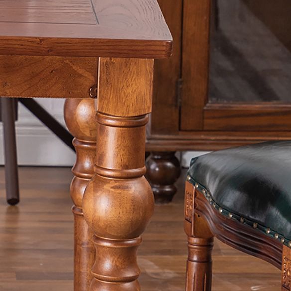 Traditional Solid Wood Dining Room Set with Rectangle Top and 4 Legs Base Dining Furniture Clearhalo 'Dining Room Sets' 'Dining Tables & Seating' 'dining_room_set' 'furn' 'furn_dining_room_set' 'Furniture' 'furniture_dining_room_set' 'Kitchen & Dining Furniture' 'kitchen&dining_furn' 'kitchen' 1200x1200_22a63d19-f824-4d12-9c16-37a62a4178b4