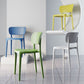 Plastic Scandinavian Dining Side Chair Kitchen Open Back Chair Clearhalo ' kitchen&dining_furn' 'Dining Chairs' 'Dining Tables & Seating' 'dining_chair' 'furn' 'furn_dining_chair' 'Furniture' 'furniture_dining_chair' 'Kitchen & Dining Furniture' 'kitchen' 1200x1200_22a96e53-8b61-490c-9ca2-518927d02b44