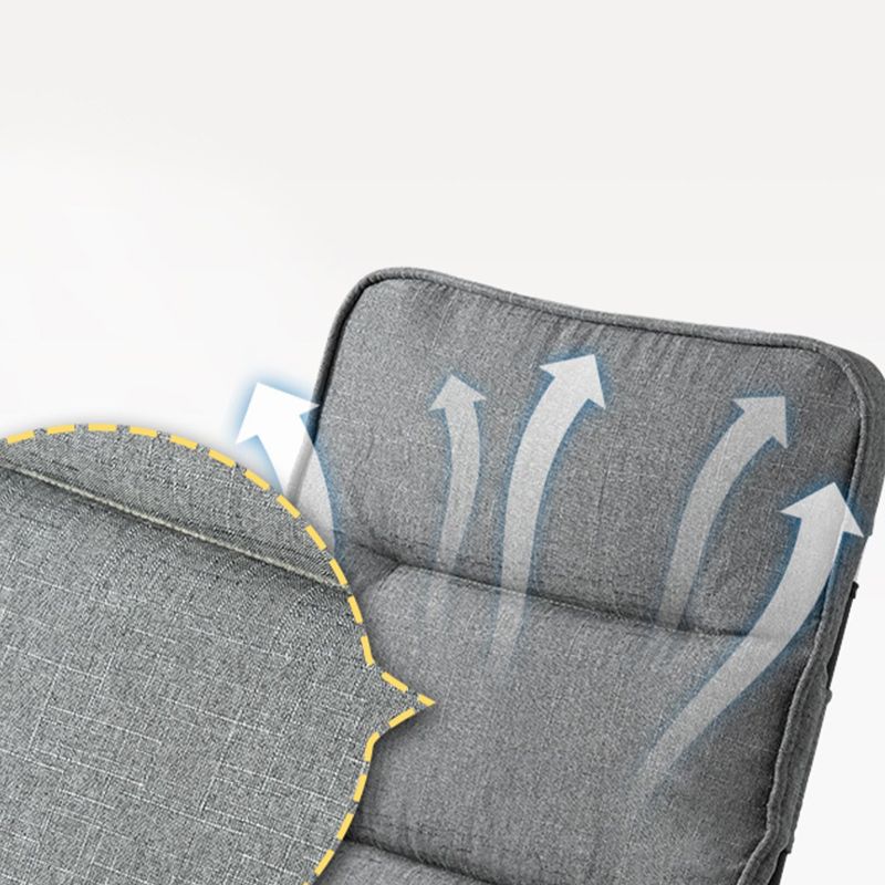 Contemporary Metal Indoor Ergonimic Recliner Position Lock Standard Linen Blend Clearhalo 'Chairs & Seating' 'furn' 'furn_recliners' 'Furniture' 'Living Room Furniture' 'Recliners' 1200x1200_22ac8172-ba7f-4de1-b275-81a8cb26cda0