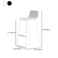 Modern Style Plastic Armless Stools Low Back Counter Stools with Metal Base Clearhalo 'Bar Furniture' 'Bar Stools' 'bar_stools' 'furn' 'furn_bar_stools' 'Furniture' 'furniture_bar_stools' 'Kitchen & Dining Furniture' 1200x1200_22ae2eda-af5a-4ef8-9d3a-90fbca0a766d