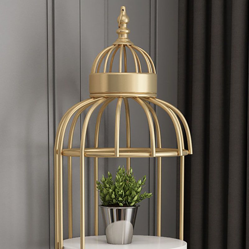 Glam Vertical Standard Bookshelf Iron Frame Manufactured Wood Shelf Bookshelf Clearhalo 'Bookcases' 'furn' 'furn_bookcases' 'Furniture' 'furniture_bookcases' 'kitchen' 'kitchen_bookcases' 'Living Room Furniture' 'Office Furniture' 1200x1200_22b1af18-68cf-48a5-9a5a-a55a09dc8520