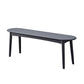 11.8 Inch Wide Seating Bench Modern Solid Wood Bench with Legs Clearhalo 'Benches' 'Chairs & Seating' 'furn' 'furn_benches' 'Furniture' 'Living Room Furniture' 1200x1200_22b26716-5c9d-4047-a0a4-814df0194521
