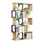 Wood Standard Bookcase Contemporary Style Open Back Bookshelf for Home Office Clearhalo 'Bookcases' 'Furniture' 'furniture_bookcases' 'Office Furniture' 1200x1200_22b56fe5-cd40-450b-84f6-8c80f863f27b