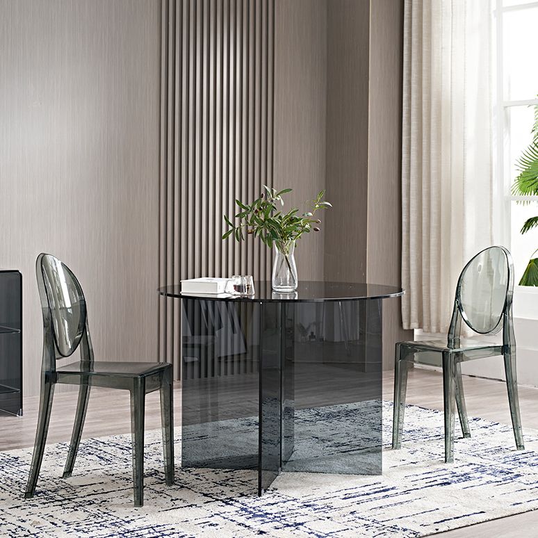 Modern Style Dinner Room Table Glass Dining Table for Home Use Clearhalo ' dining_table' 'Dining Tables & Seating' 'Dining Tables' 'furn' 'furn_dining_table' 'Furniture' 'furniture_dining_table' 'Kitchen & Dining Furniture' 'kitchen&dining_furn' 'kitchen' 'kitchen_dining_table' 1200x1200_22b5d4d4-2454-436b-8a77-c03219b55024