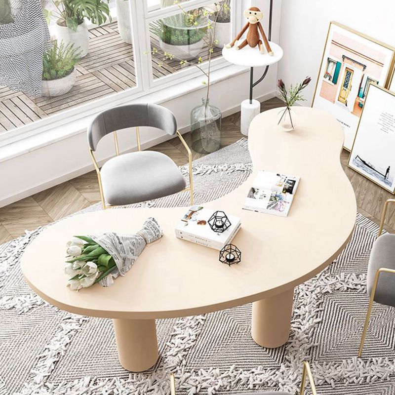 Mesa de trabajo de madera sólida de la oficina de oficina gratuita escritorio de escritura industrial